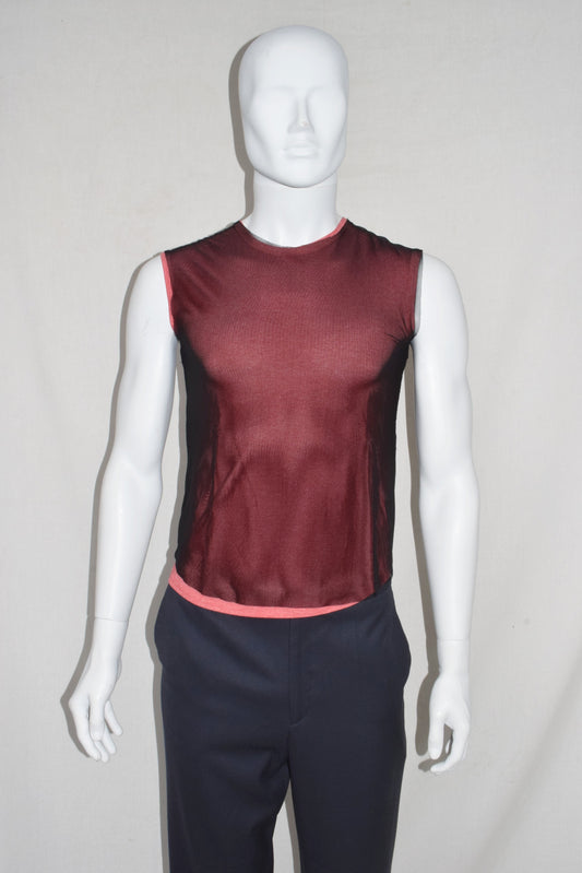 Raf Simons sheer layered top SS97