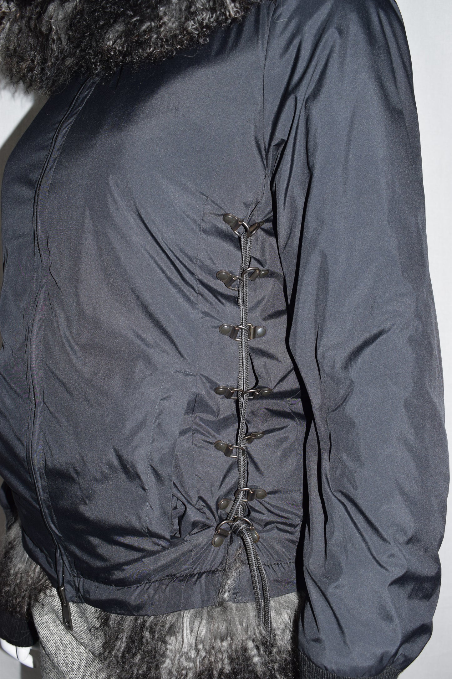 A.F. Vandevorst fur hood jacket AW15
