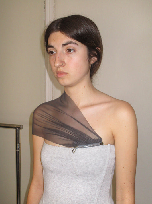 Aurembiaix Polo Bodice with Tulle sleeve