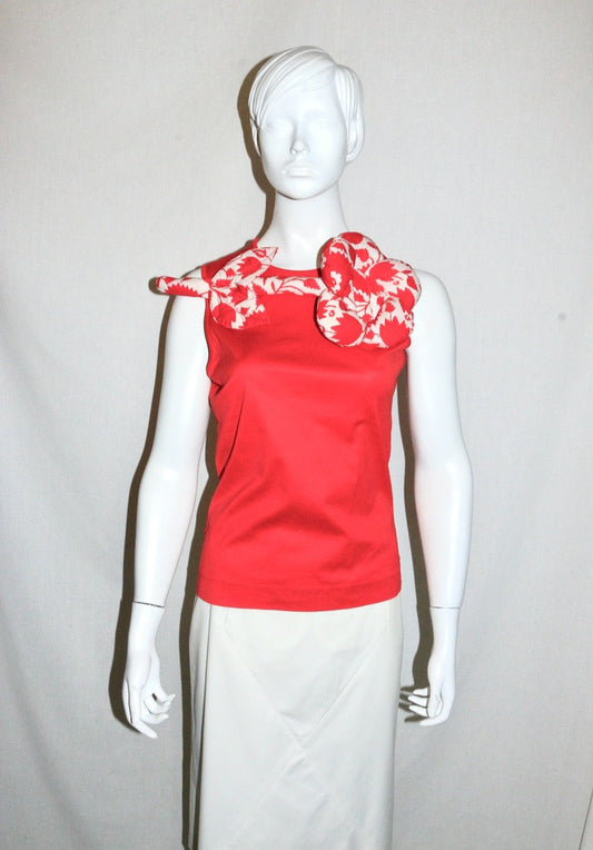 Dirk Van Saene tank top with removable flower SS2000