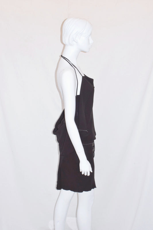 Ann Demeulemeester midi backless dress