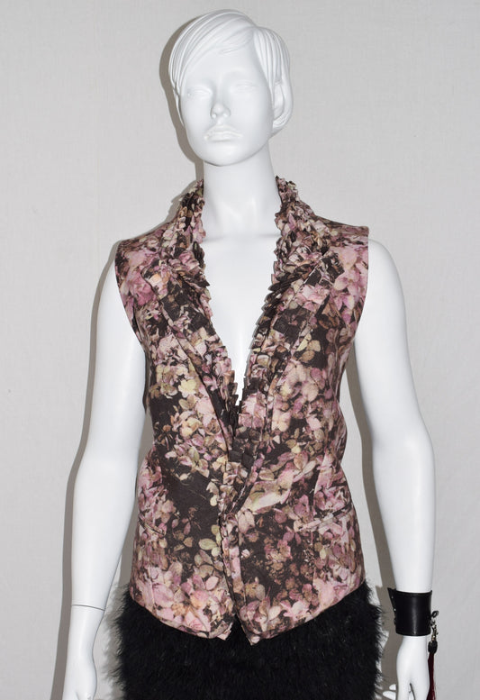 Ann Demeulemeester floral vest AW08-09