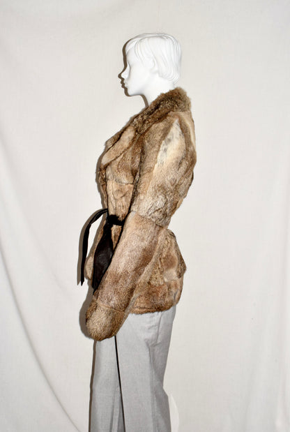 Veronique Branquinho fur coat AW01