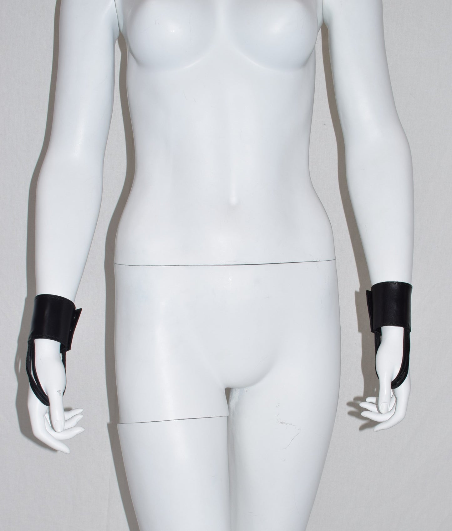Ann Demeulemeester leather handcuffs