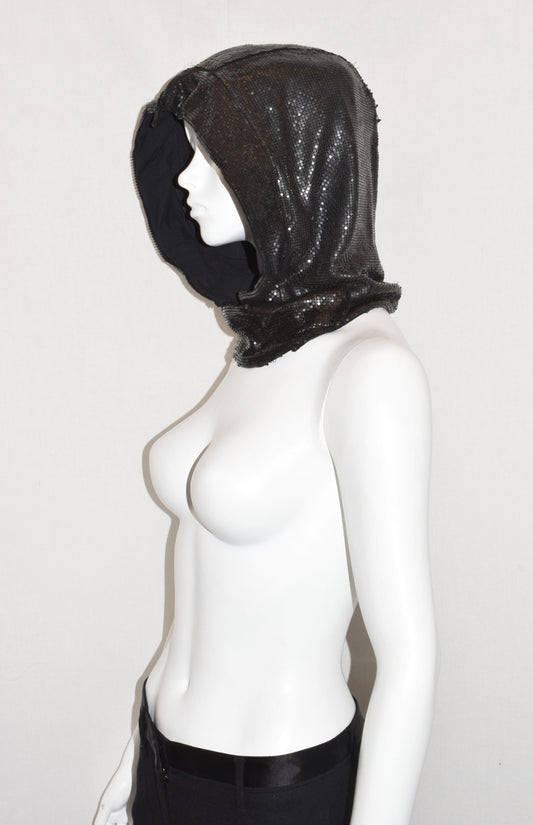Ann Demeulemeester chainmail hood