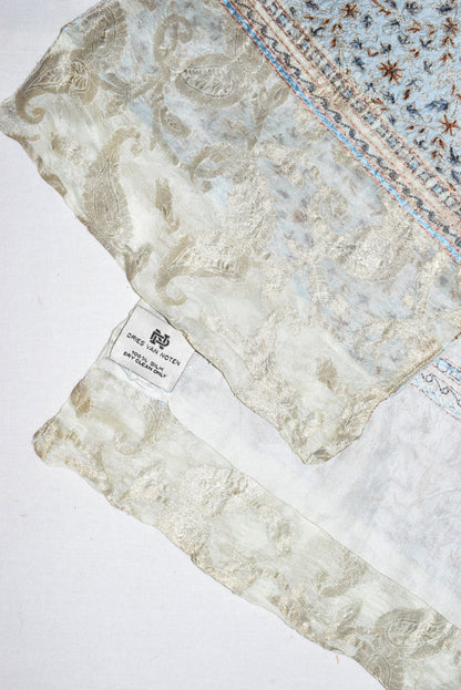 Dries Van Noten embroidered scarf