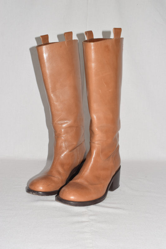 A.F. Vandevorst leather riding boots