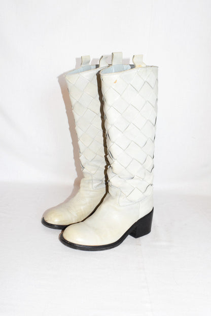 A.F. Vandevorst braided riding boots