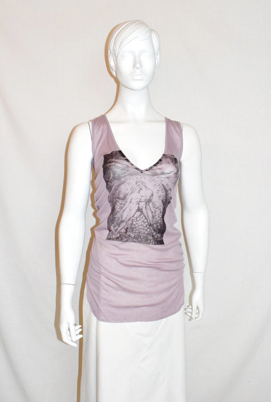 Ann Demeulemeester printed tank top