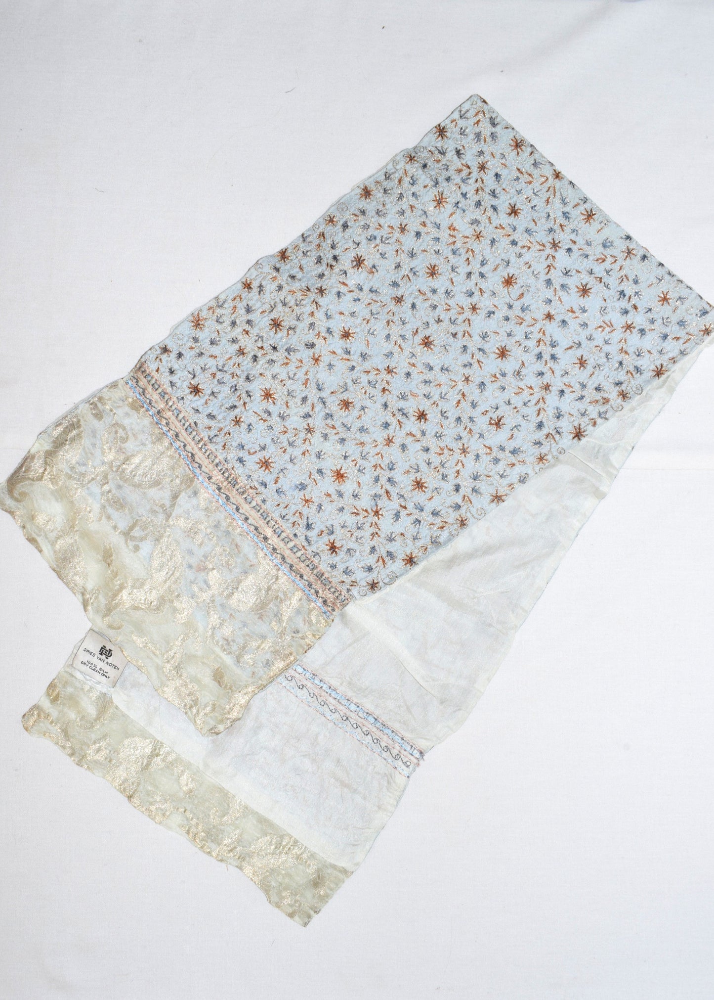 Dries Van Noten embroidered scarf