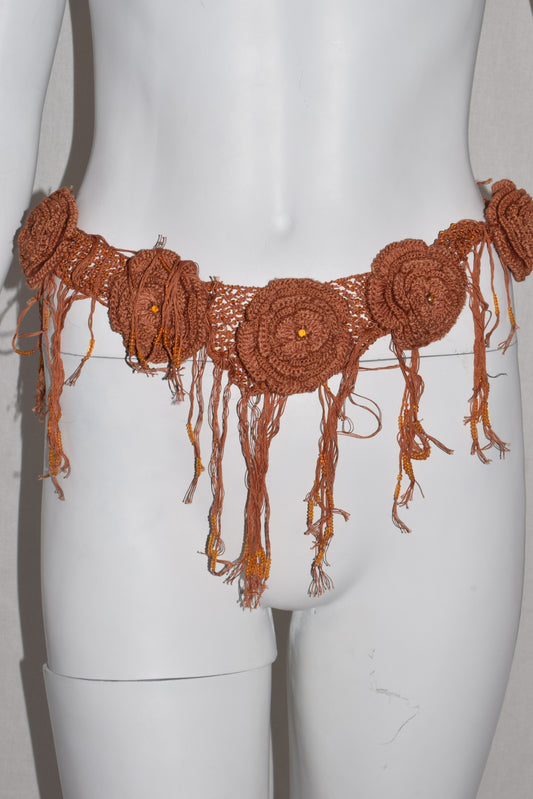 Ann Demeulemeester floral belt/necklace