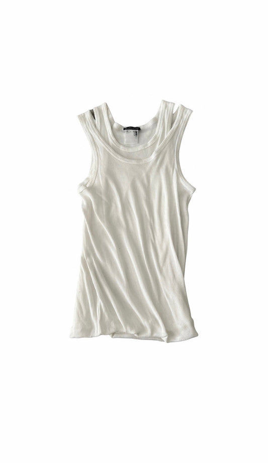 Ann Demeulemeester double layered tank top