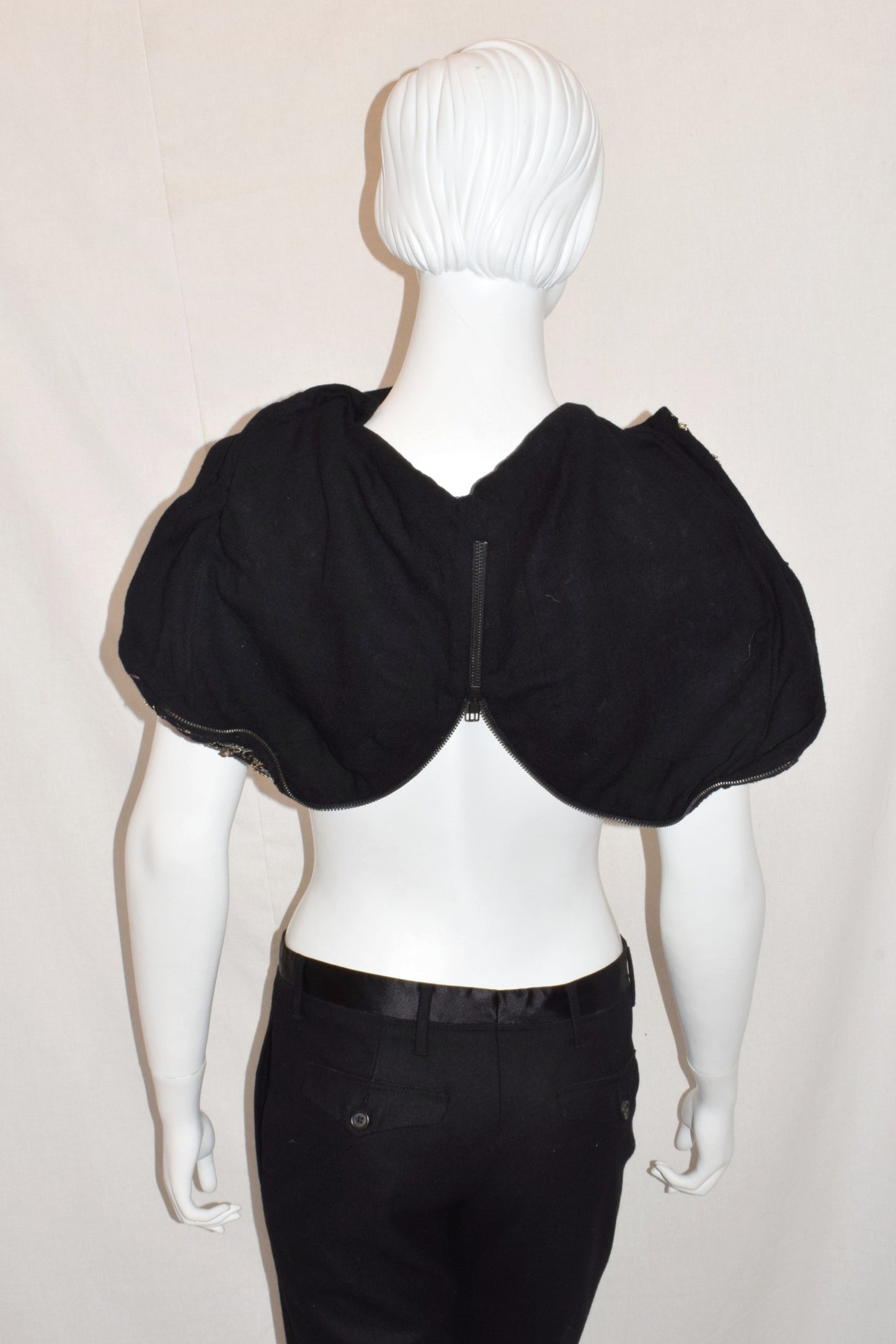 Ann Demeulemeester embroidered hood