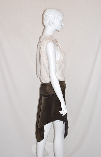 Haider Ackermann asymmetrical skirt