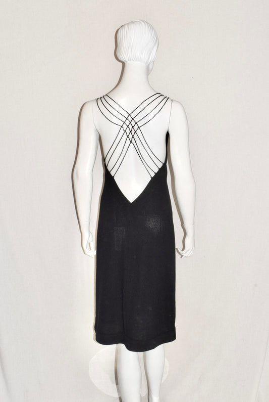 Veronique Branquinho dress with sequin chain back