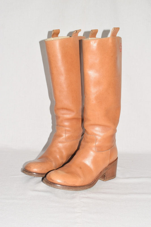 A.F. Vandevorst leather riding boots