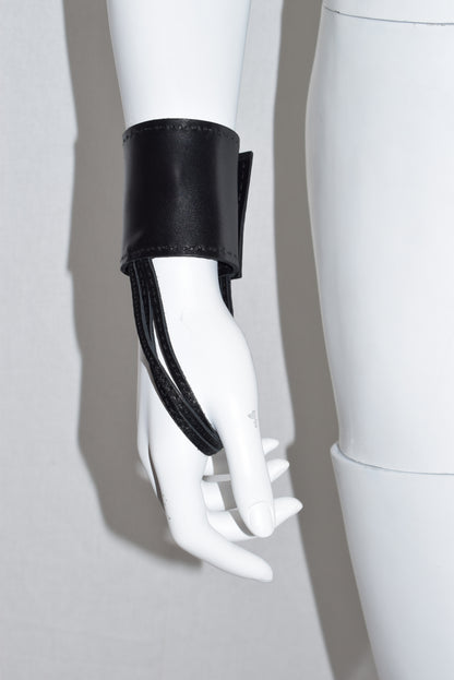 Ann Demeulemeester leather handcuffs
