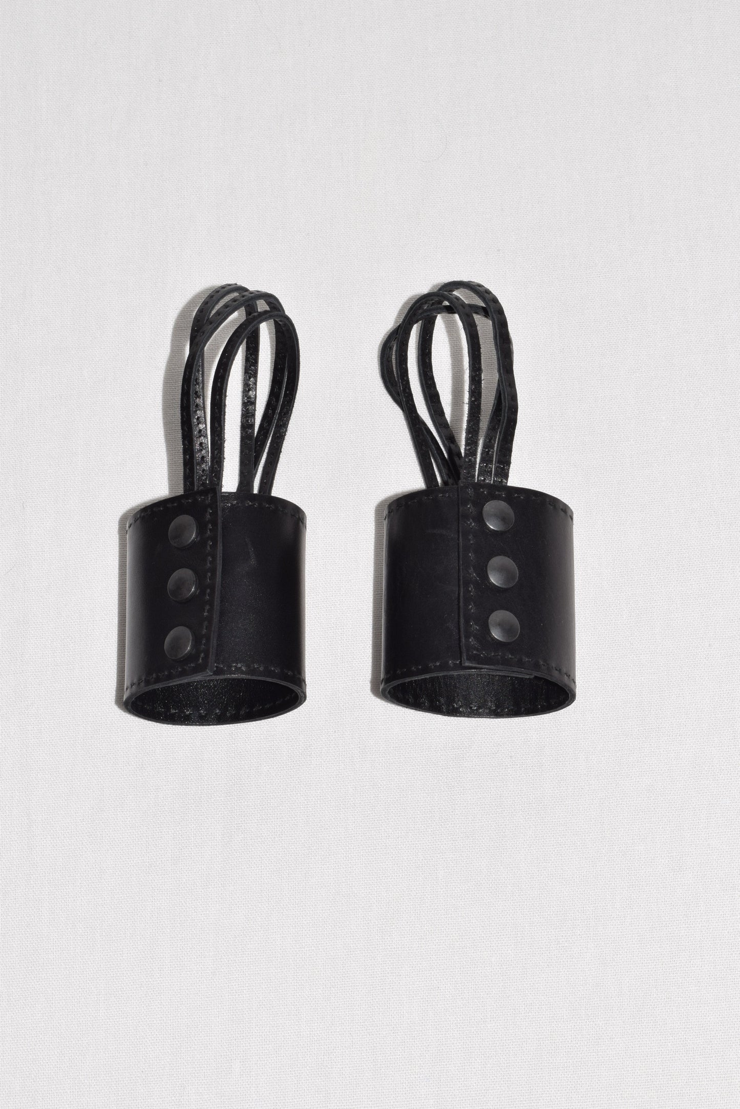 Ann Demeulemeester leather handcuffs