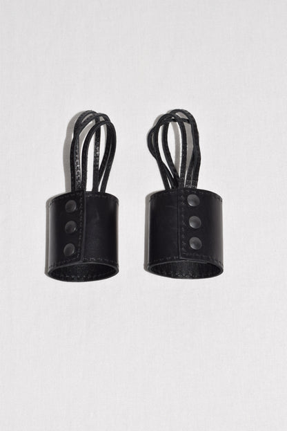 Ann Demeulemeester leather handcuffs