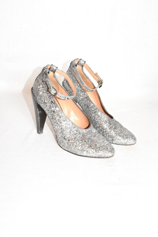 Veronique Branquinho glitter pumps