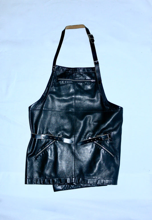 Lieve Van Gorp leather apron