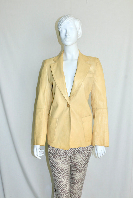 Ann Demeulemeester leather jacket