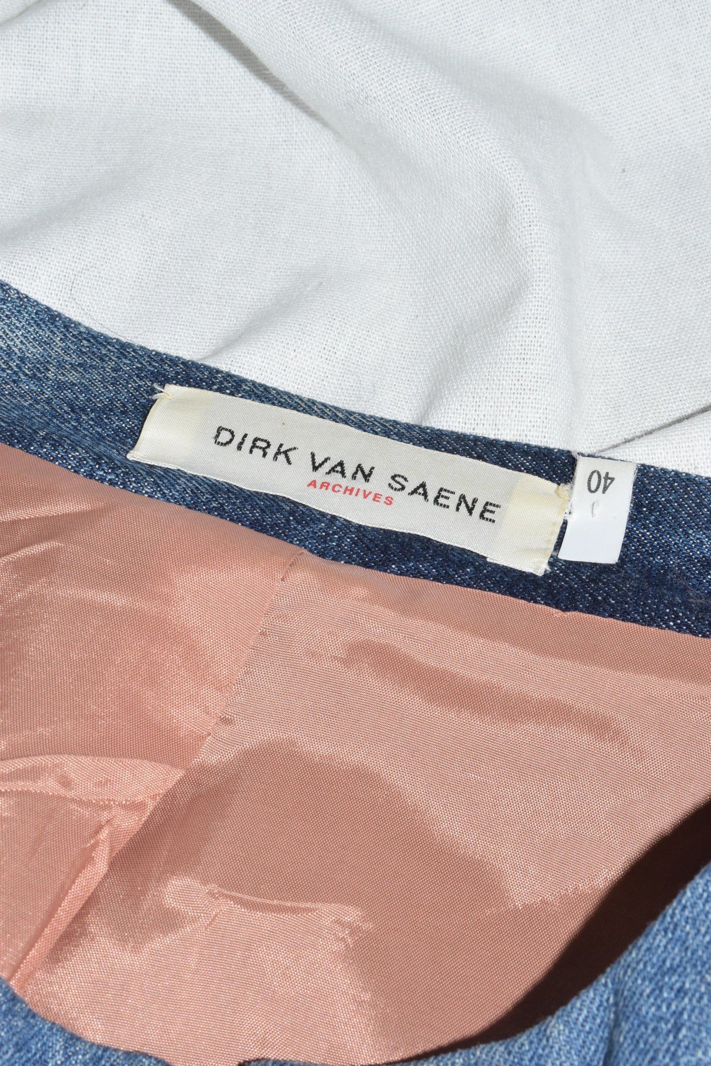 Dirk Van Saene archives jeans jacket