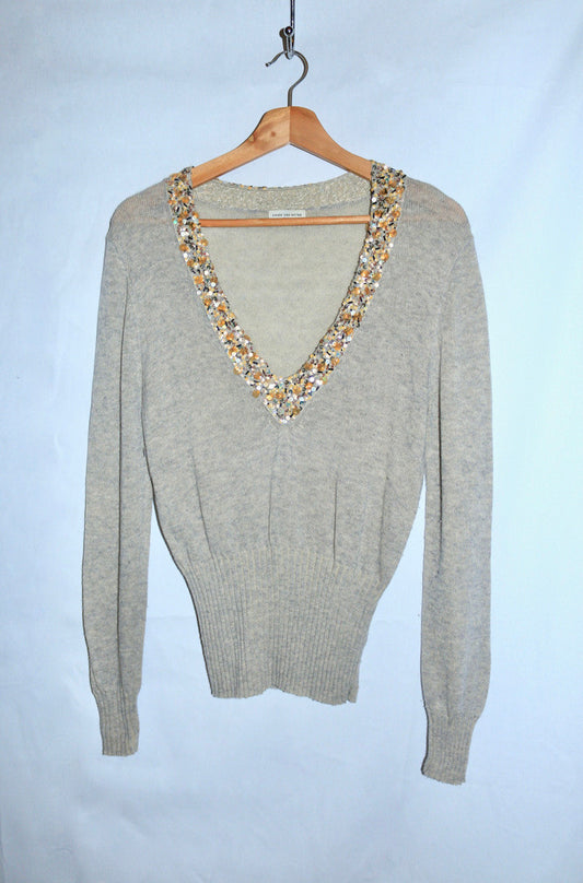 Dries Van Noten jumper with sequin neckline