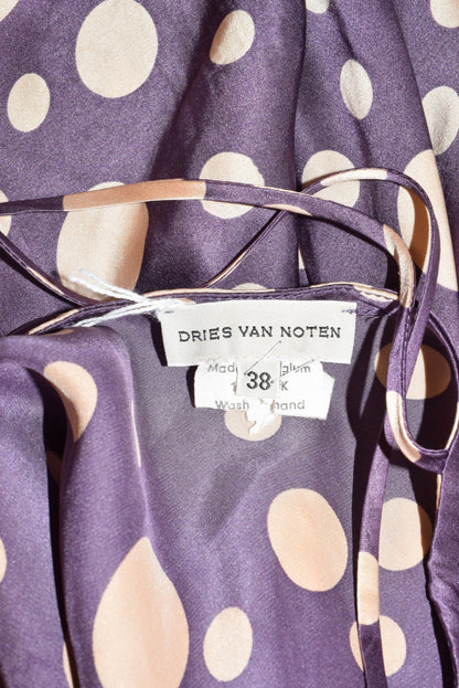 Dries Van Noten maxi silk dress
