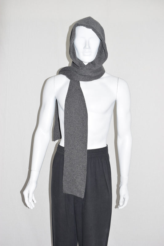 Raf Simons hooded wool scarf AW2000-2001