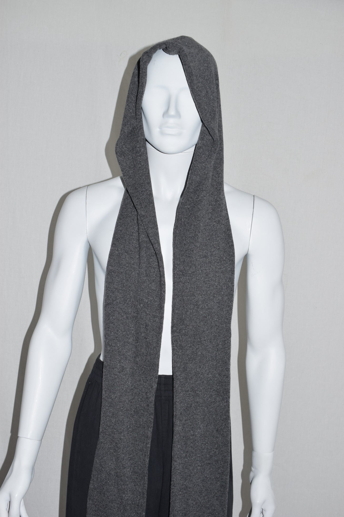 Raf Simons hooded wool scarf AW2000-2001