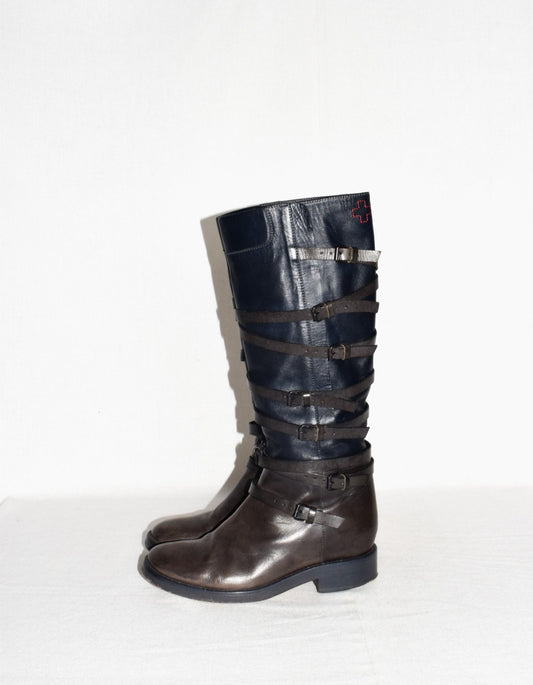 A.F Vandevorst belted riding boots
