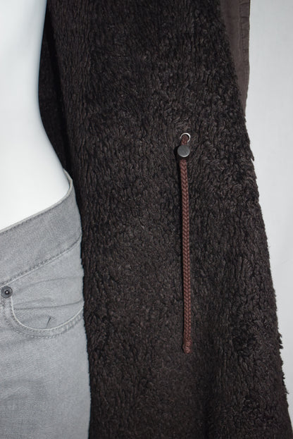 Veronique Branquinho corduroy parka coat AW04