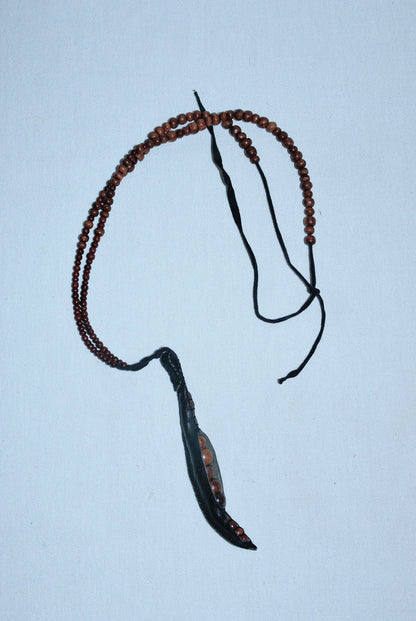 Ann Demeulemeester pea pod necklace