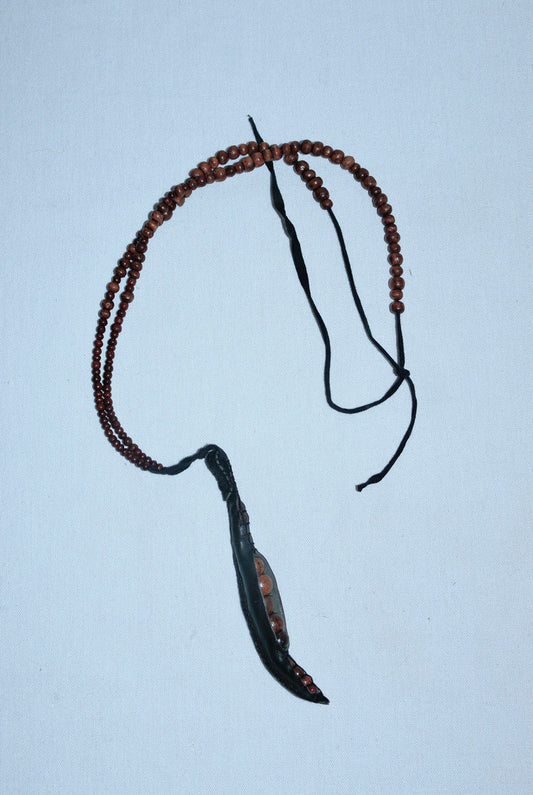 Ann Demeulemeester pea pod necklace