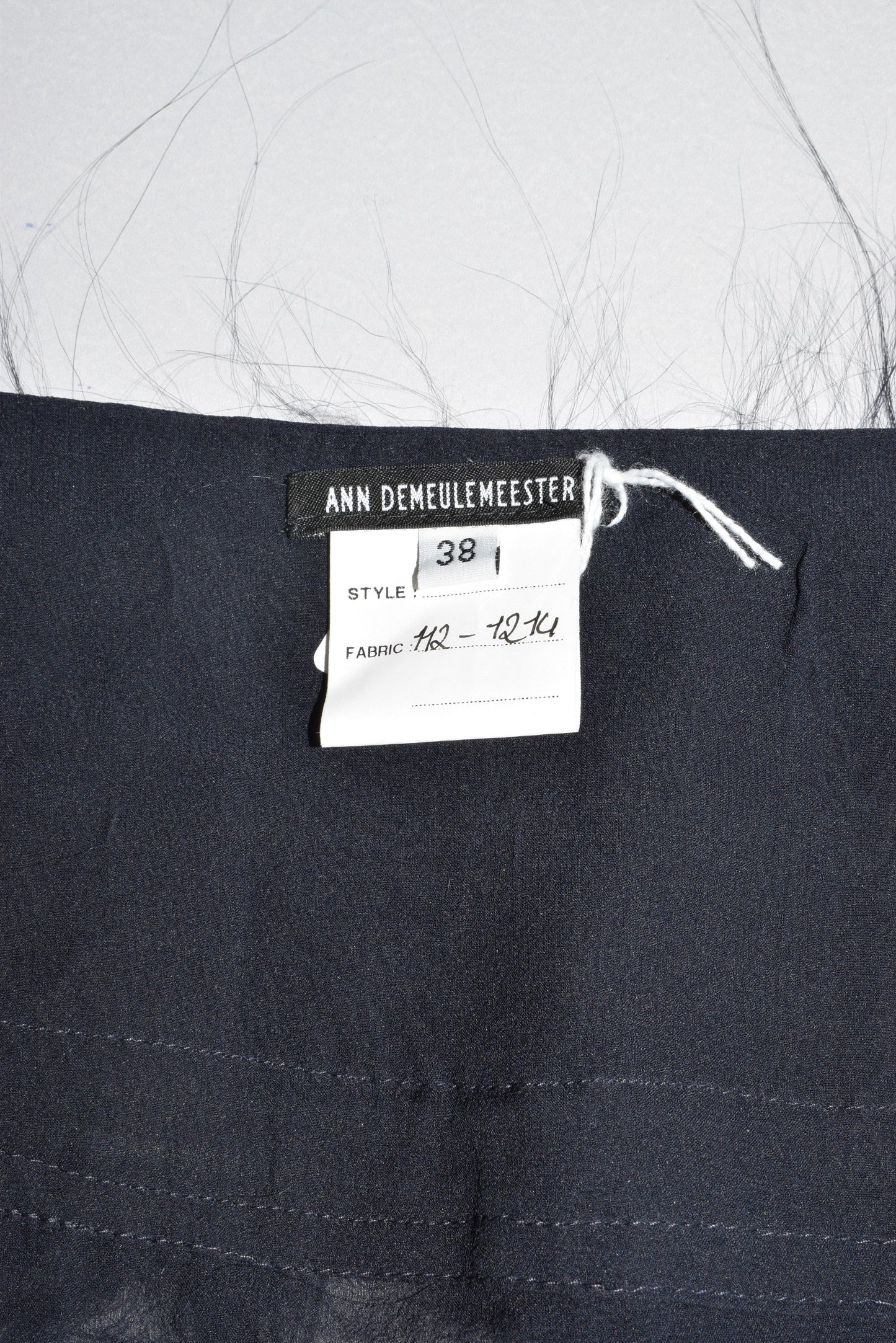 Ann Demeulemeester fur wrap skirt AW11