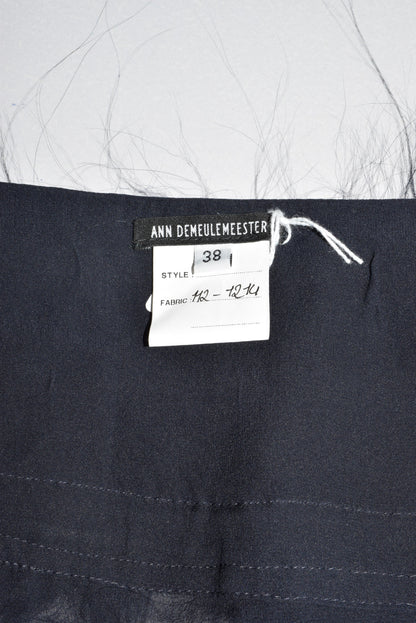 Ann Demeulemeester fur wrap skirt AW11