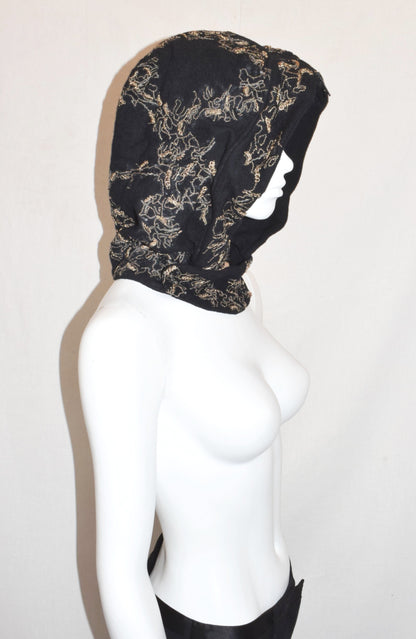 Ann Demeulemeester embroidered hood
