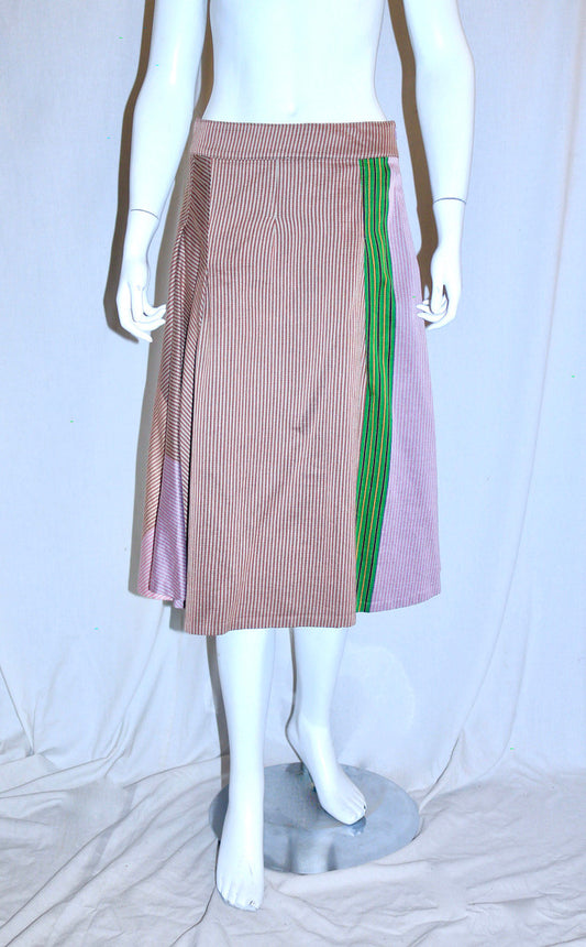 Dries Van Noten striped midi skirt