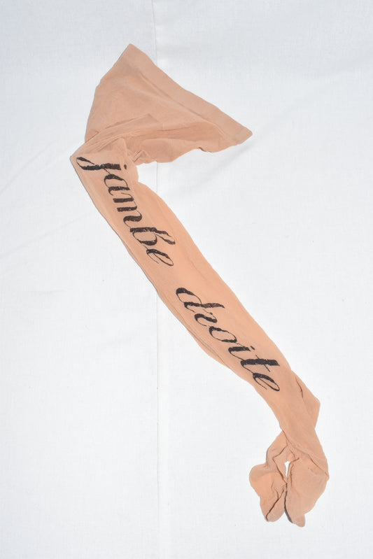 Ann Demeulemeester "jambe droite" tights