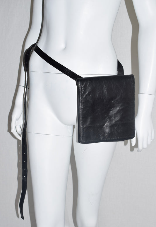 Ann Demeulemeester leather envelope bag