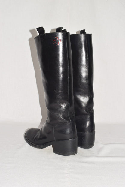 A.F. Vandevorst leather riding boots