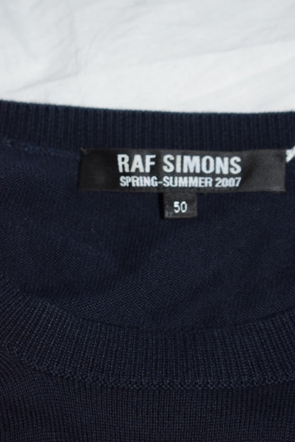 Raf Simons navy jumper SS07