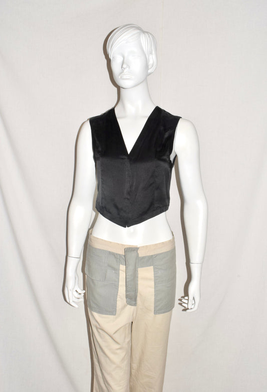 Maison Martin Margiela silk boudoir style vest SS07