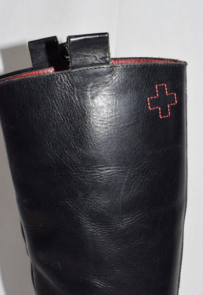 A.F. Vandevorst leather riding boots