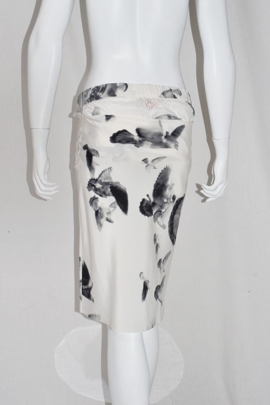 A.F. Vandevorst silk midi skirt