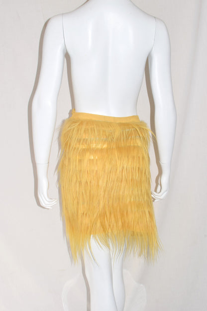 Ann Demeulemeester fur wrap skirt AW11