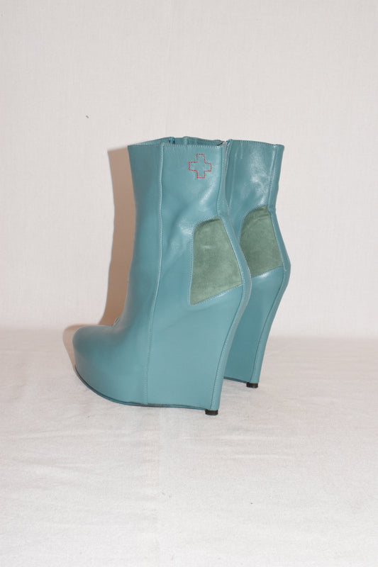 A.F. Vandevorst wedge boots SS13