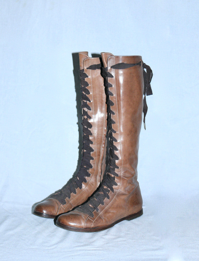 Dries Van Noten lace up boots