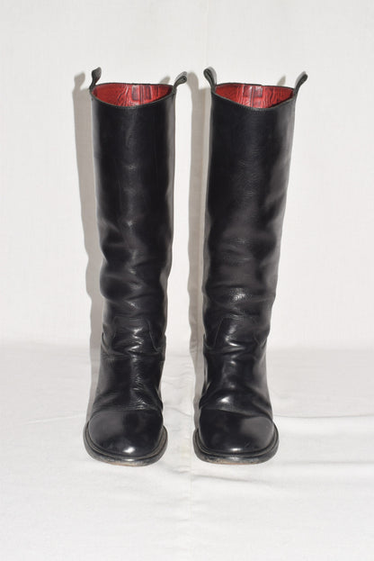 A.F. Vandevorst leather riding boots